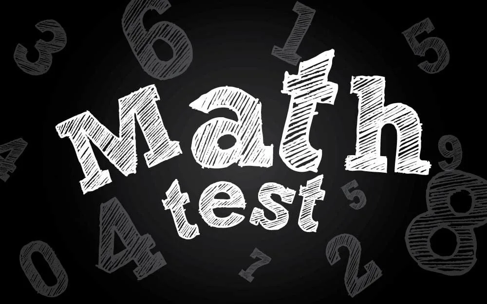 Math test on Octuber 2th